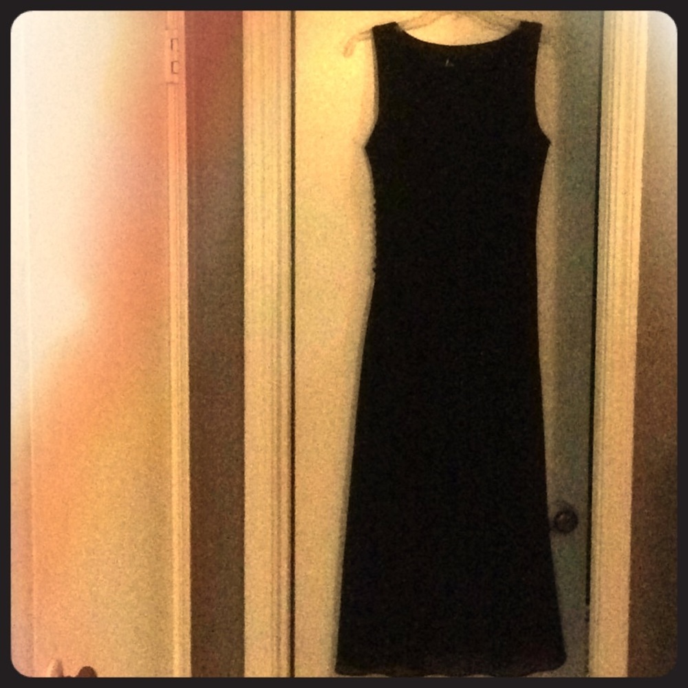 Elegant Black Anything Dress fits beautifully